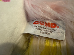 GUND My Magical Light & Sound Unicorn White Plush Wings and Lights Up WORKS!