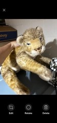 Rare AUX NATION Lion Cub Stuffed Animal