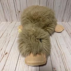 Ganz Googles Duck Plush Brown Tan Long Hair Floppy Laying Large 22 Inch Vintage