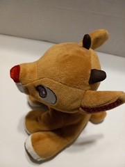 Kids Preferred 8″ Rudolph The Red Nose Reindeer Sitting Plush Crinkle Noise Ears