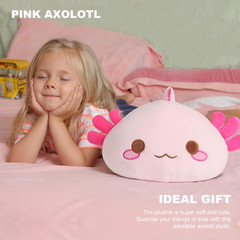 Onsoyours Cute Axolotl Plush, 19″ Soft Large Stuffed Animal Salamander Big Plush