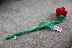 From the Heart Kipp Crinkle 33″ Red Rose Plush Poseable Bendable Toy Valentines