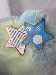 FAO Schwarz 12″ Glow Brights LED with Sound Blowfish Toy Plush New