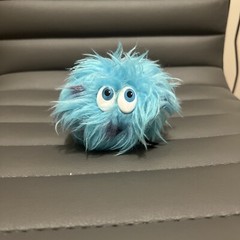 Clawee Mascot Plushy Fuzzy Blue