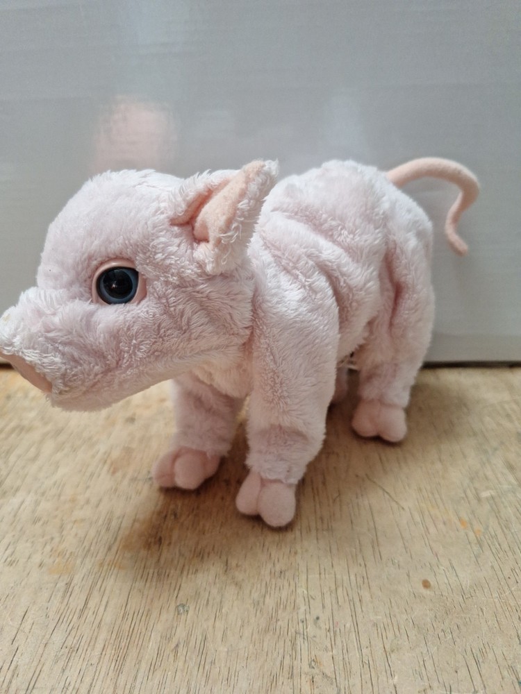FurReal Friends Newborn Pink Piglet Stuffed Animal interactive vintage