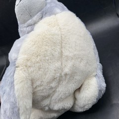 Steiff Soft Cuddly Friends Aila Seal Ice Blue 19” Plush Figure 063916 Button Tag