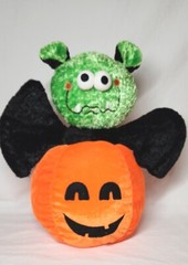 Halloween Bat Pumpkin Plush Sugarloaf 13″ Stuffed Spooky