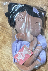 Purple Plush Doll Stuffed Toy, Small 6-14 in, Washable, w/ Hang Tag