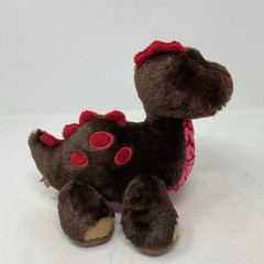Ganz Webkinz Cocoa Dinosaur HM338 Brown Red Pink Plush Stuffed Animal Toy