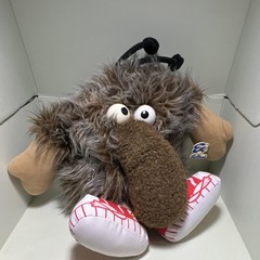 Emotions Plush Stuffed Animal 1983 Medium Brown Beige Red Polyester