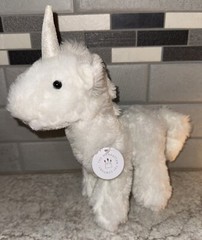 Manhattan Toy Co Voyager Sparkle Unicorn Plush White Glitter Horn 2016 Stuffed