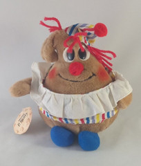 Vintage Nestle P. Nutty Chocolate Morsel Clown Plush Stuffed Animal Toy