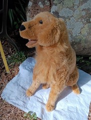 Melissa & Doug Large Golden Retriever Life-Size Plush Dog Stuffed Animal 31″