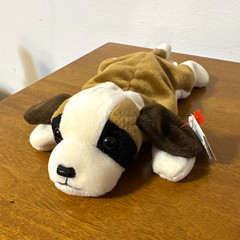 Brown White & Black Dog Plush Stuffed Animal, Small 6-14 in, Ages 3+