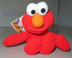 TYCO Sesame Street ELMO 7″ Bean Bag STUFFED ANIMAL Toy 1997 w/Tags