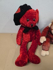 Tagalongs Plush Teddy Bear Heart Makes Music Plus TY Bear