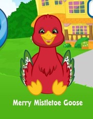 Webkinz Classic Merry Mistletoe Goose Virtual Adoption Code Only Messaged