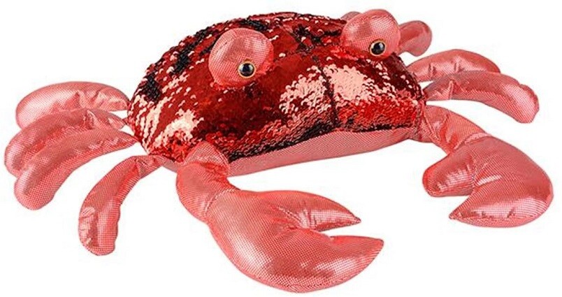 Sequinimals Sequin Plush Crab 18″ Reversible Sequins
