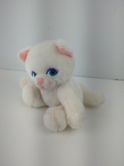 Russ White Cat Kitten Plush Stuffed Animal #259 Rare 6 Inch Mini Violet