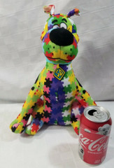 2019 SCOOBY DOO 12″ PLUSH Toy Factory AUTISM AWARENESS PUZZLE Nice Clean
