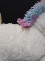 Yonly 40 cm White Rainbow Unicorn with Star Stuffed Animal Cute Soft Plush Toy