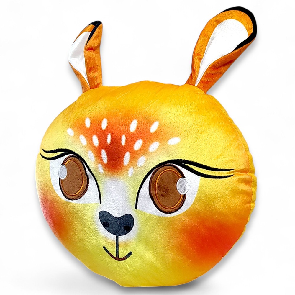 Almar Sales Co. Emoji Expressions Plush Pillow Deer Stuffed Animal Toy 16″