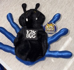 Vintage Y2K Bug Bean Bag Plush 1997 NOS With Tag Image Masters Stuffed Animal 7”