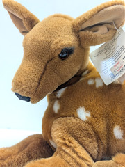 Dakin Huggables Natasha Deer Plush Stuffed Animal Spotted Fawn VTG Approx 18″