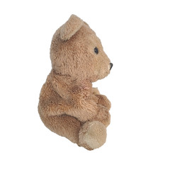 VTG 1975 R Dakin Teddy Bear Plush 9″ Brown Stuffed Animal Ground Nutshells Korea