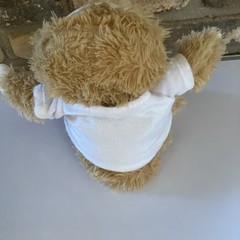 Weighted 1.5 Lb. Baby Sloth Light Brown W/warm Hugs White T-Shirt 9.5”