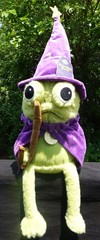Moonlight Manor FROG WIZARD Plush GREEN/PURPLE Halloween with TAG Brand New NWT