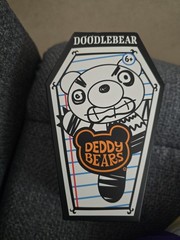 Deddy Bears Doodlebear Coffin 5″ Plush Stuffed Toy Doll Figure Series 3 – New