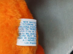 A-1 Novelty Co. Inc Orange 4 Inch Parrot 1983