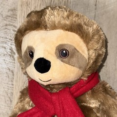 ⭐️ Petsmart 12″ LUCKY Cat Kitty Striped + Serene The SLOTH Squeaker 2021 Xmas