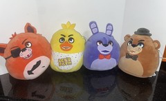 Five Nights at Freddy’s Squishmallow Jazwares Plush Complete Set of 4