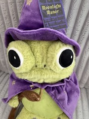 Moonlight Manor FROG WIZARD Plush GREEN/PURPLE Halloween with TAG Brand New NWT
