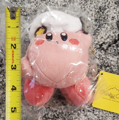 Keychain Plush Japanese Kirby Cafe Exclusive Official New Chef Outfit Fork Cook