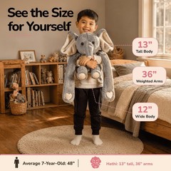 Weighted Stuffed Animals for Adults, Teens and Kids – 36 Inch Long Plush Arms