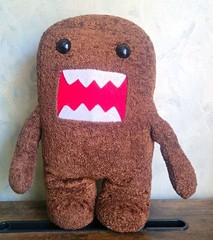 Domo Brown Monster Plush Stuffed Toy 1990’s Small 14 in