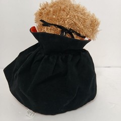 Masked Bear w/Cape 7″ plush hand (fingers) puppet soft plush Valentines Day
