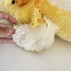 Russ Berrie Sunflower Stuffed Plush Yellow Duck Baby Duckling Easter Spring Bow