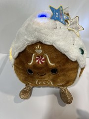 FAO Schwarz 10″ Glow Brights Plush LED with Sound Gingerbread House (NWT)