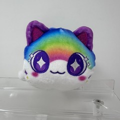 Aphmau MeeMeows Rainbow Cat Plush Animal Colorful Celestial Cuddle Kitty Toy 6″