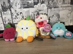 Bum Bumz by Russ Bundle Plush Mix Lot Of 5 Valentines, Food, Sea Life, Soft