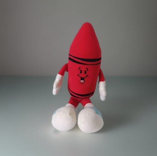 1990’s Binney And Smith Crayola Crayon Red 14” Plush