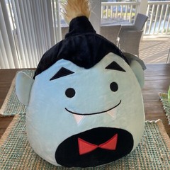 Squishmallow Drake Dracula Big Hair Halloween 2021 Vampire Plush Stuffed Bio Tag