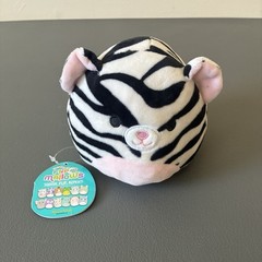 Kellytoy Squishmallows 5″ Flip A Mallows Tasha Mila Elephant Zebra Plush Toy NWT