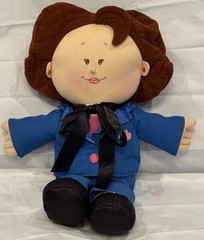 Talking Rosie Tyco Pslo Plush Stuffed Doll Medium Blue Outfit 1997 Preschool Toy
