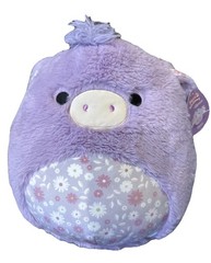 Fuzzamallows by Original Squishmallows Delzi The Purple Donkey 12″ Plush w/ Tag
