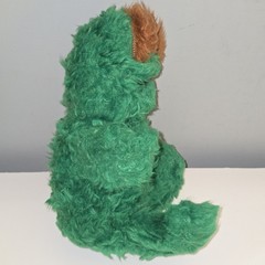 Vtg 1970s Oscar the Grouch Plush Sesame Street Knickerbocker Muppet 10″ Toy